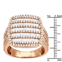 Unique 4 Carat Mens Diamond Ring 14K Yellow Gold Statement & Pinky Rings Collection -Outlet Bijou Lush Store unique 4 carat mens diamond ring 14k gold statement pinky rings collection 803253 rulerro