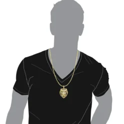 Unique Men's Diamond Tiger Pendant 14K Yellow Gold With Black Enamel 4ct 21 Unique Men's Diamond Tiger Pendant 14K Yellow Gold With Black Enamel 4ct -Outlet Bijou Lush Store unique jewelry mens diamond tiger pendant 14k gold with black enamel 4ct bodye