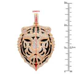 Unique Men's Diamond Tiger Pendant 14K Yellow Gold With Black Enamel 4ct 25 Unique Men's Diamond Tiger Pendant 14K Yellow Gold With Black Enamel 4ct -Outlet Bijou Lush Store unique jewelry mens diamond tiger pendant 14k gold with black enamel 4ct rulerro