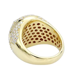 Unique Statement Luxurman 14K Yellow Gold Men's Diamond Ring 3.5 Carat -Outlet Bijou Lush Store unique statement jewelry luxurman 14k gold men s diamond ring 3 5 carat backye