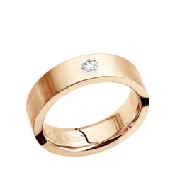 Women's Or Men's Solitaire Diamond Wedding Band 14K White Gold Comfort Fit -Outlet Bijou Lush Store womens or mens solitaire diamond wedding band in 14k gold comfort fit ro