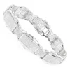 10K White Gold Diamond Bracelet For Men 3.48ct -Outlet Bijou Lush Store yellow gold diamond bracelet 10k 348ct p 43630 wh