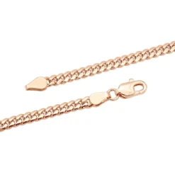 14K Yellow Gold Miami Cuban Link Curb Chain Bracelet 3mm 7.5-9in -Outlet Bijou Lush Store yellow gold miami cuban link curb chain bracelet 14k 3mm 75 9in backro